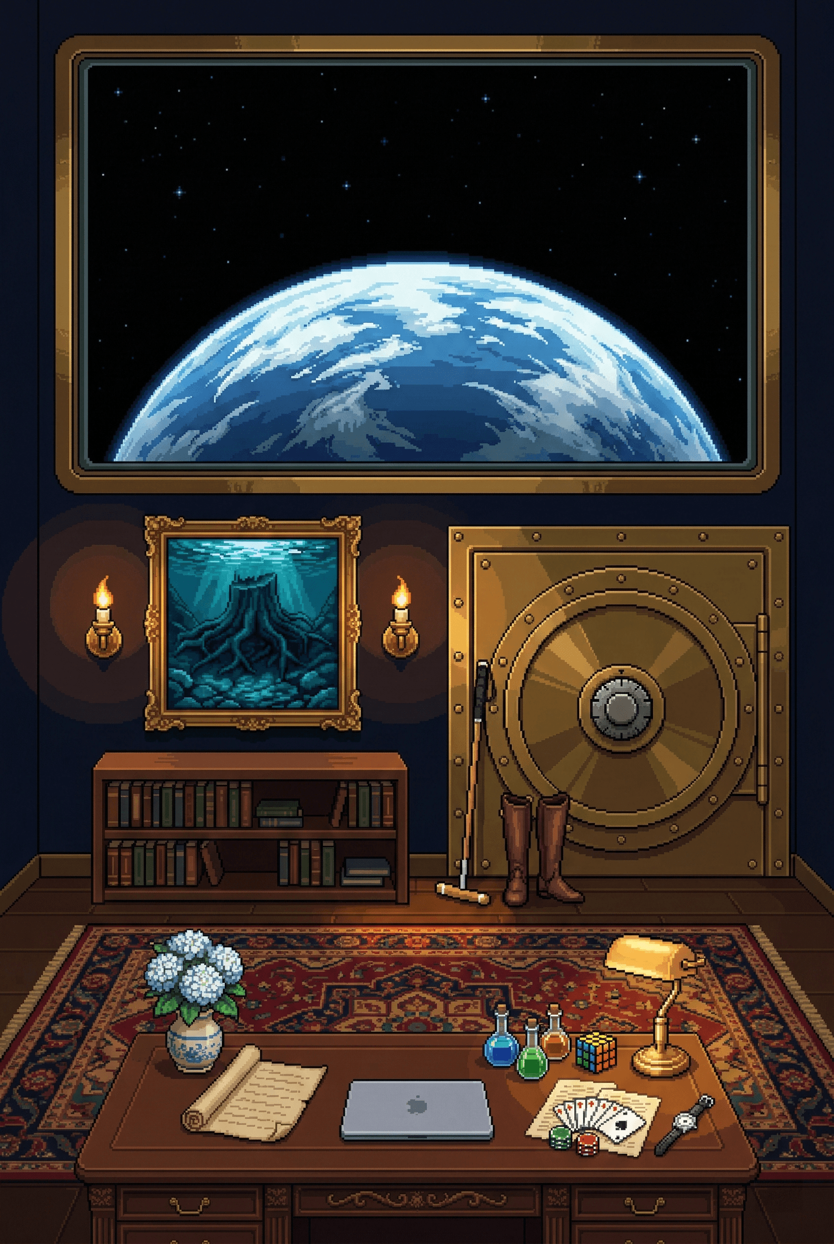 Spaceship interior mobile